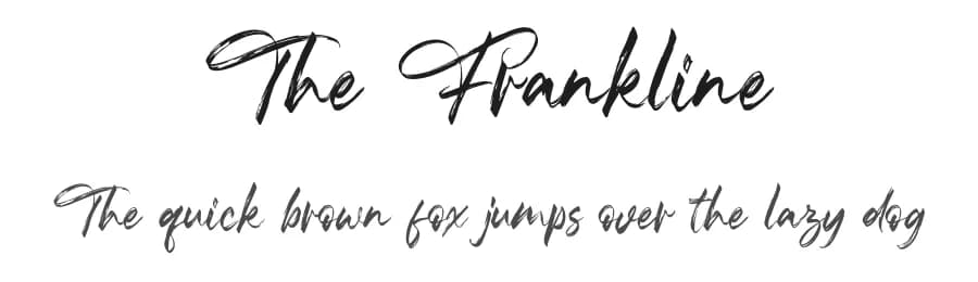 The Frankline by Vz Type — Script Handwritten Font