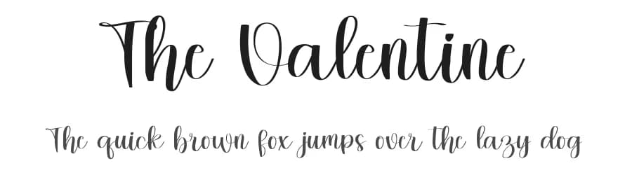 The Valentine by FreshtypeINK — Script Handwritten Font