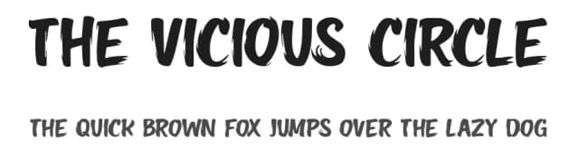 The Vicious Circle by Octotype | Thomas Boucherie — Script Handwritten Font