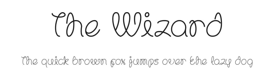 The Wizard by weknow — Script Handwritten Font