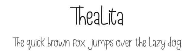 Thealita by Colative Studio — Script Handwritten Font