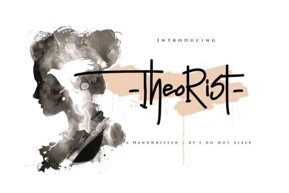Theorist Font by I Do Not Sleep — Script Handwritten Font