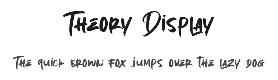 Theory Display by StringLabs Creative Studio — Script Handwritten Font