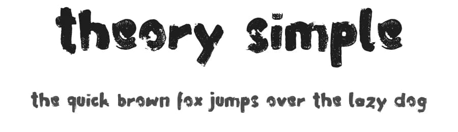 Theory Simple by Petra Burger — Script Handwritten Font