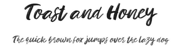 Toast and Honey by D&K Project — Script Handwritten Font