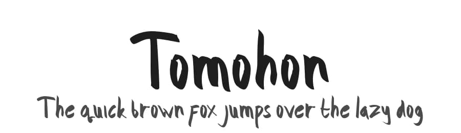 Tomohon by Nariswari Creative — Script Handwritten Font