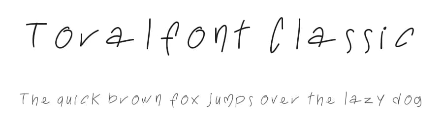 Toralfont Classic by Mats Foundry — Script Handwritten Font