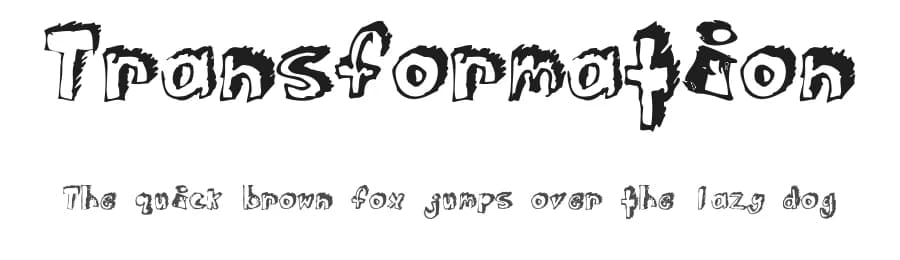 Transformation by Christine Kirby — Script Handwritten Font