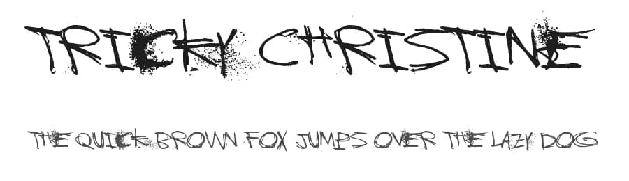 Tricky Christine by Juha Korhonen — Script Handwritten Font