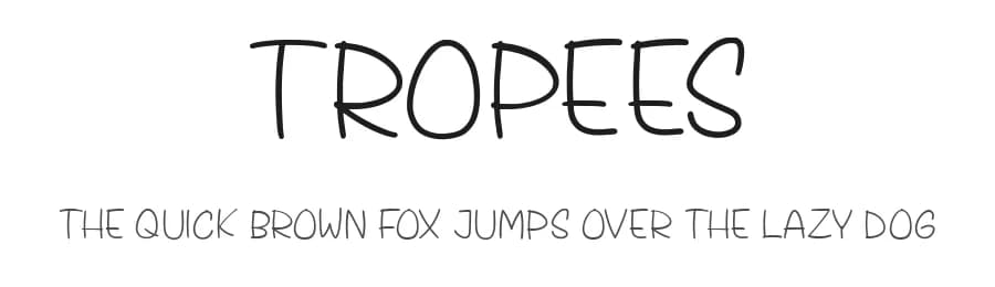 Tropees by Movink Studio — Script Handwritten Font