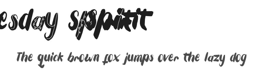 Tuesday Spirit by SSI.Scraps — Script Handwritten Font