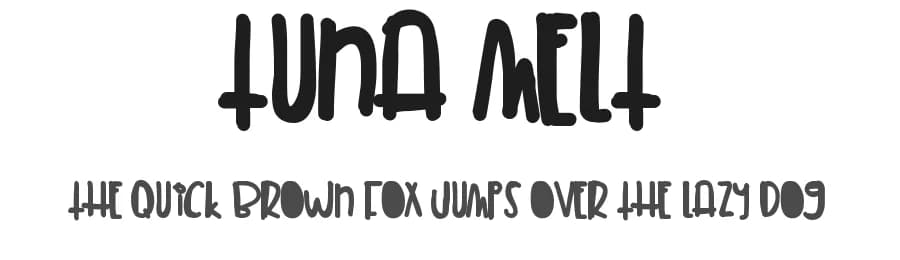 Tuna Melt by Des Gomez — Script Handwritten Font