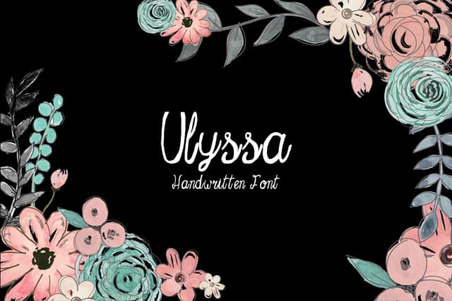 Ulyssa Font by creativetacos — Script Handwritten Font