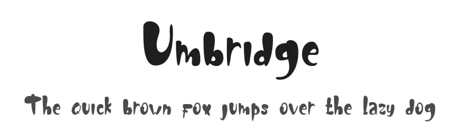 Umbridge by Nariswari Creative — Script Handwritten Font