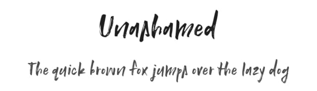 Unashamed by Brittney Murphy Design — Script Handwritten Font