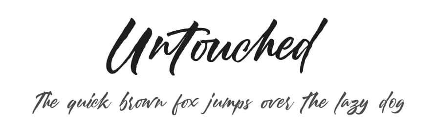 Untouched by Alpaprana Studio — Script Handwritten Font
