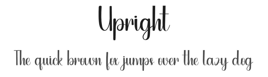 Upright by PiPi Creative STUDIO — Script Handwritten Font