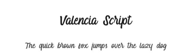Valencia Script by Emtheen Studio — Script Handwritten Font