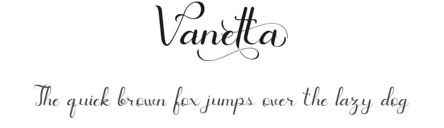 Vanetta by PutraCetol Studio — Script Handwritten Font