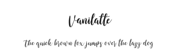 Vanilatte by Almarkhatype — Script Handwritten Font