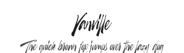 Vanville by Drhd Studio — Script Handwritten Font