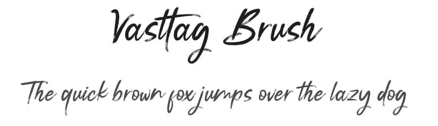 Vasttag Brush by Beautypes — Script Handwritten Font