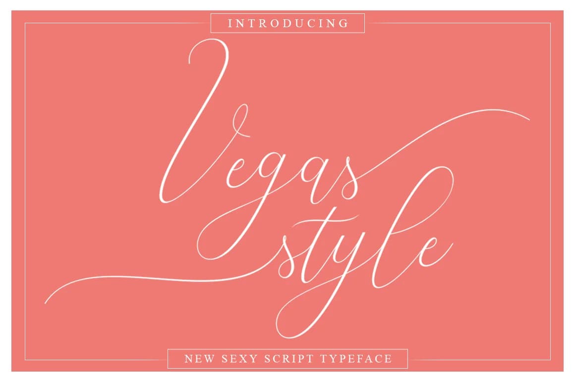 Vegas Style Font by Vegas Type — Script Handwritten Font