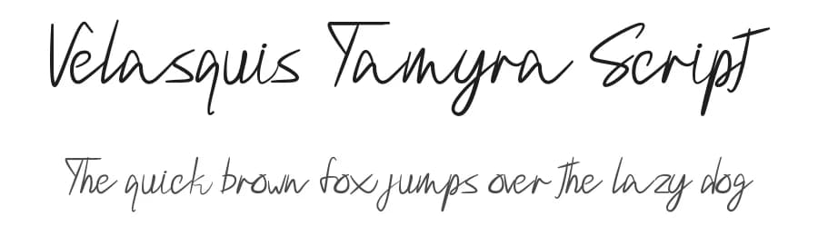 Velasquis Tamyra Script by Edric Studio — Script Handwritten Font