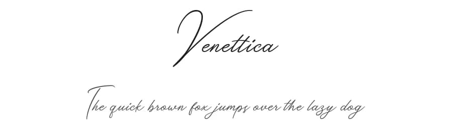 Venettica by Letterhend Studio — Script Handwritten Font