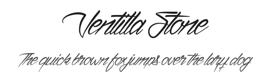 Ventilla Stone by Maelle.K | Thomas Boucherie — Script Handwritten Font