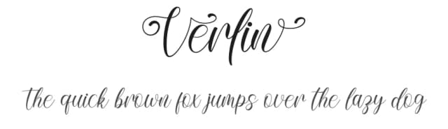Verlin by Nirmala Creative — Script Handwritten Font