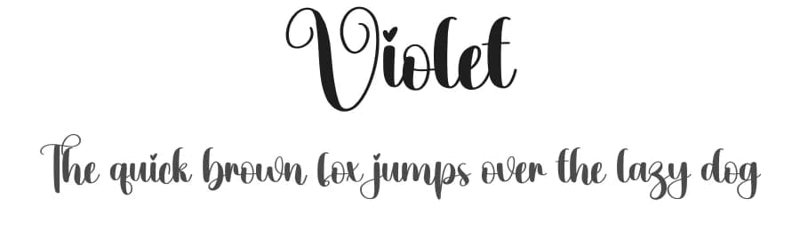 Violet by Scratchones — Script Handwritten Font