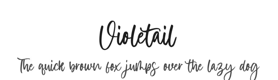 Violetail by Balpirick Studio — Script Handwritten Font