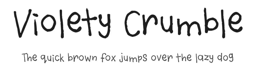 Violety Crumble by FontPanda — Script Handwritten Font
