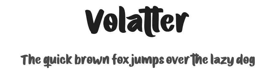 Volatter by Maulana Creative — Script Handwritten Font