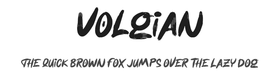 Volgian by Letterhend Studio — Script Handwritten Font