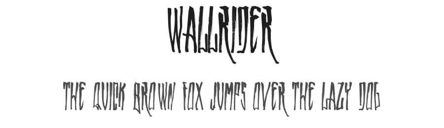 Wallrider by Billy Argel Fonts ® — Script Handwritten Font