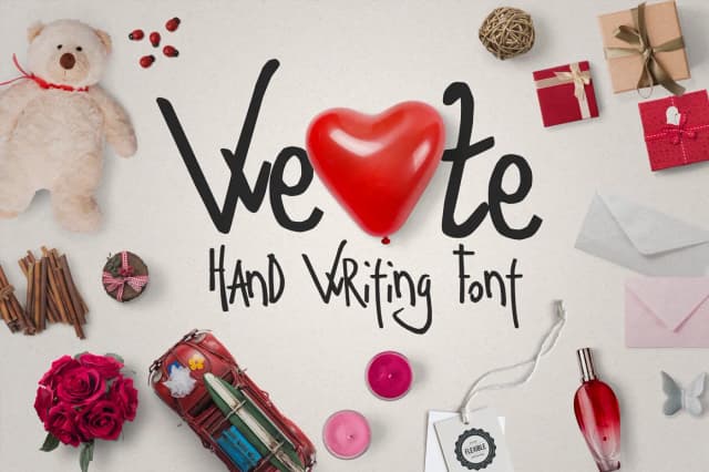 We Font by SmartDesigns — Script Handwritten Font