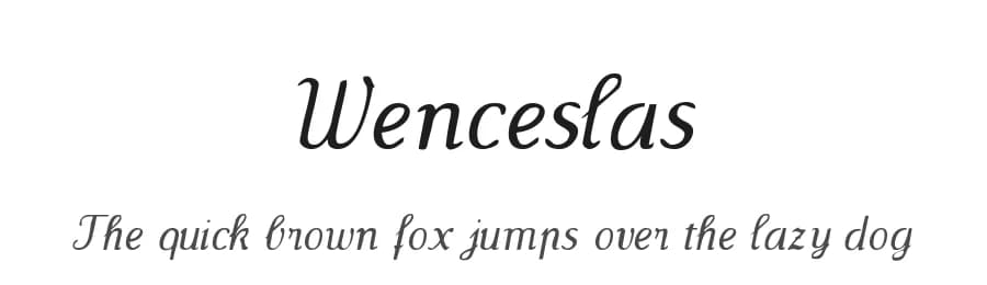 Wenceslas by Manfred Klein β Script Handwritten Font