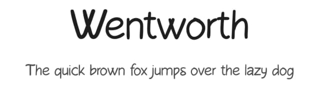 Wentworth by Muharima Rasyid — Script Handwritten Font