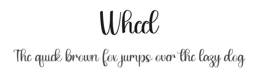 Wheel by PiPi Creative STUDIO — Script Handwritten Font