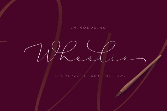 Wheelie Font by akrtype — Script Handwritten Font