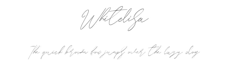 Whitelisa by Maulana Creative — Script Handwritten Font