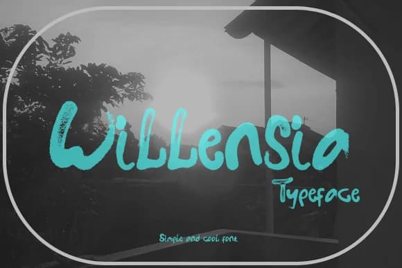 Willensia Font by Gblack Id — Script Handwritten Font