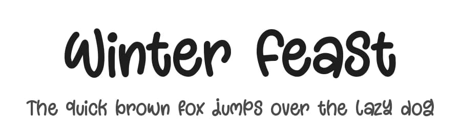 Winter Feast by DM Letter Studio - Dimas Prasetyo β Script Handwritten Font