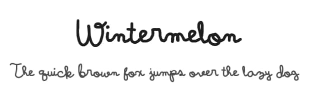 Wintermelon by Denne — Script Handwritten Font