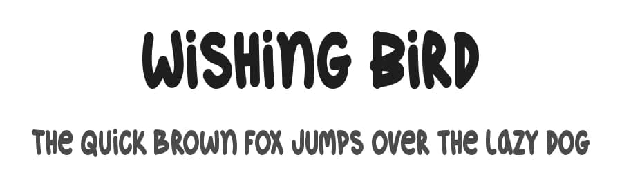 Wishing Bird by Md Shohail Bhuian — Script Handwritten Font
