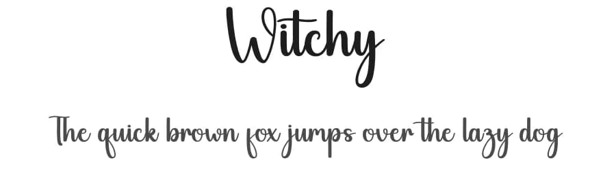 Witchy by Andi Moz — Script Handwritten Font