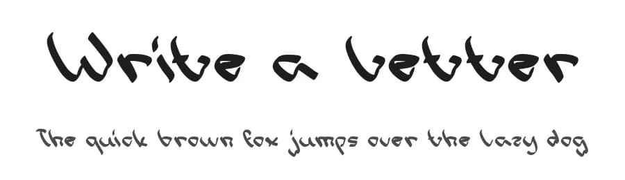 Write a Letter by weknow — Script Handwritten Font