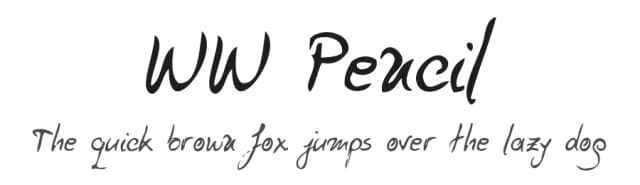 WW Pencil by Michelle Laura — Script Handwritten Font